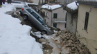 Crollo del muro a Cingoli