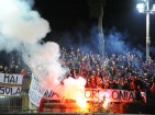 I tifosi del Donia all'andata di Corridonia - Ancona