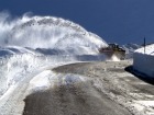 Spazzaneve in azione nel maceratese